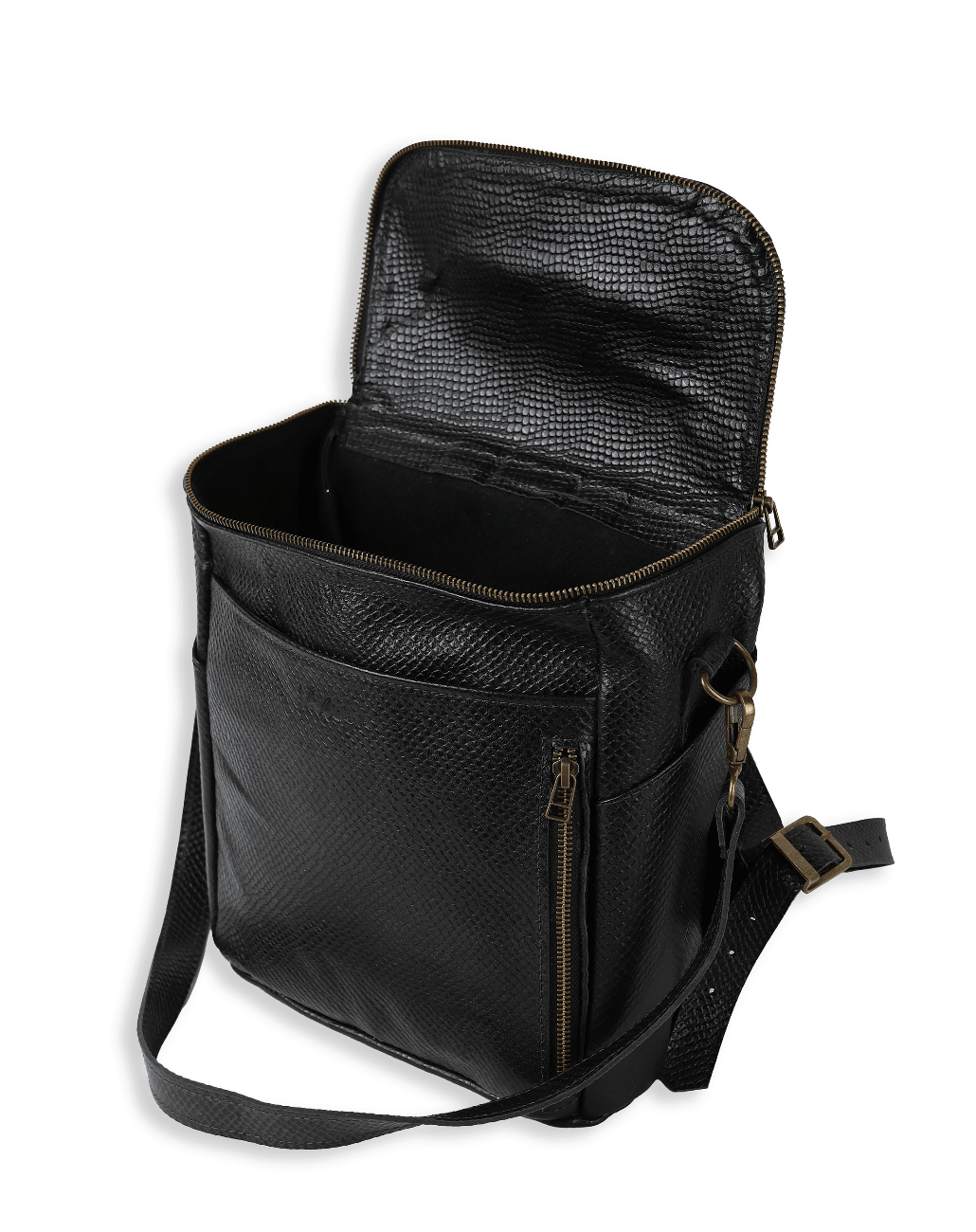 Mochila Alforja Chica Serpiente Negra - Valiz