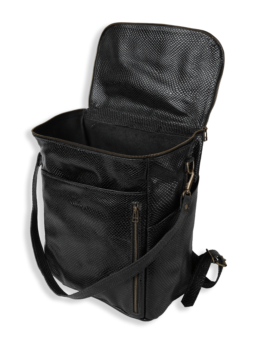 Mochila Alforja Grande Serpiente Negra - Valiz