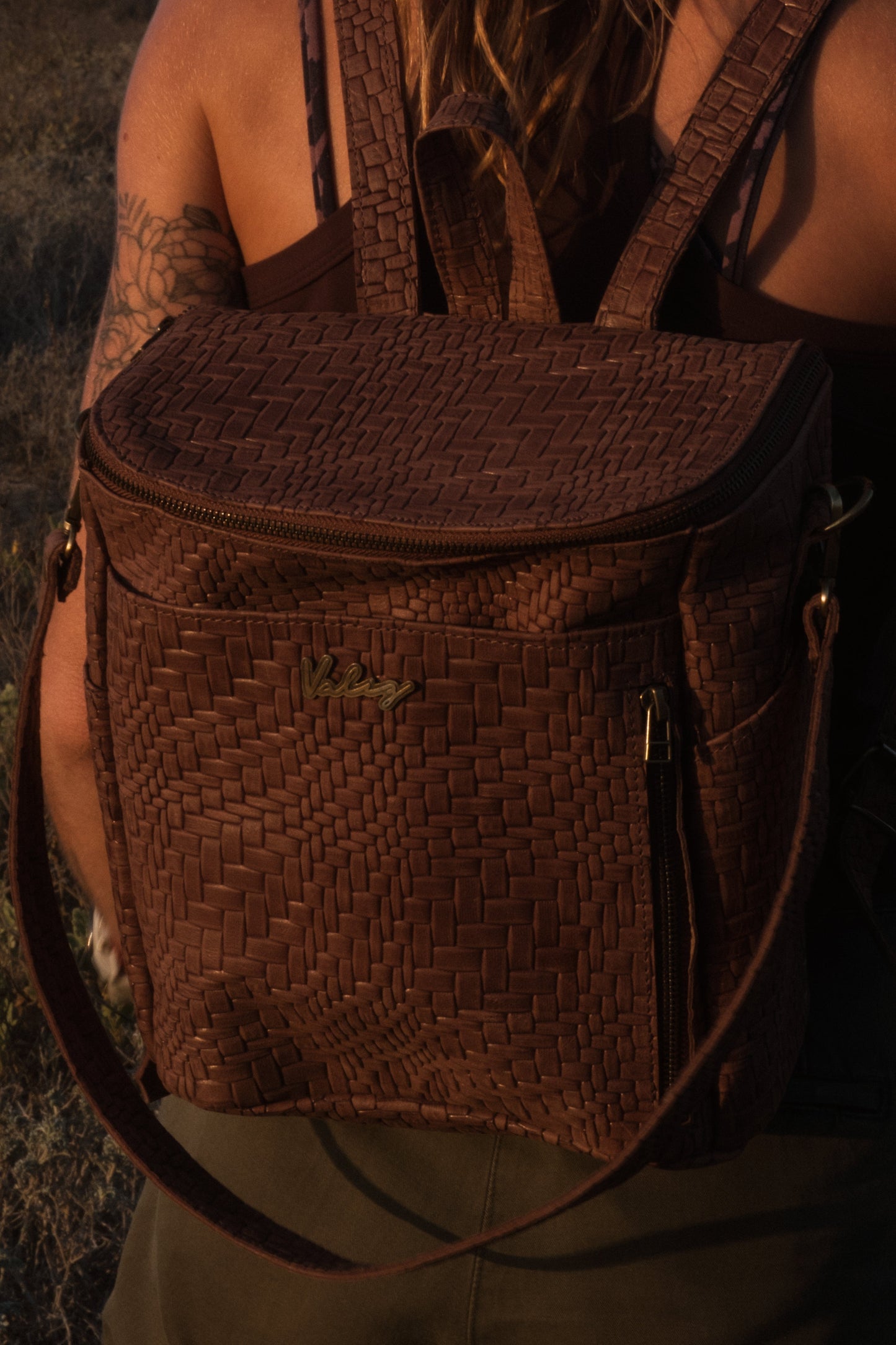 Mochila Alforja Chica TRIGO Chocolate Valiz