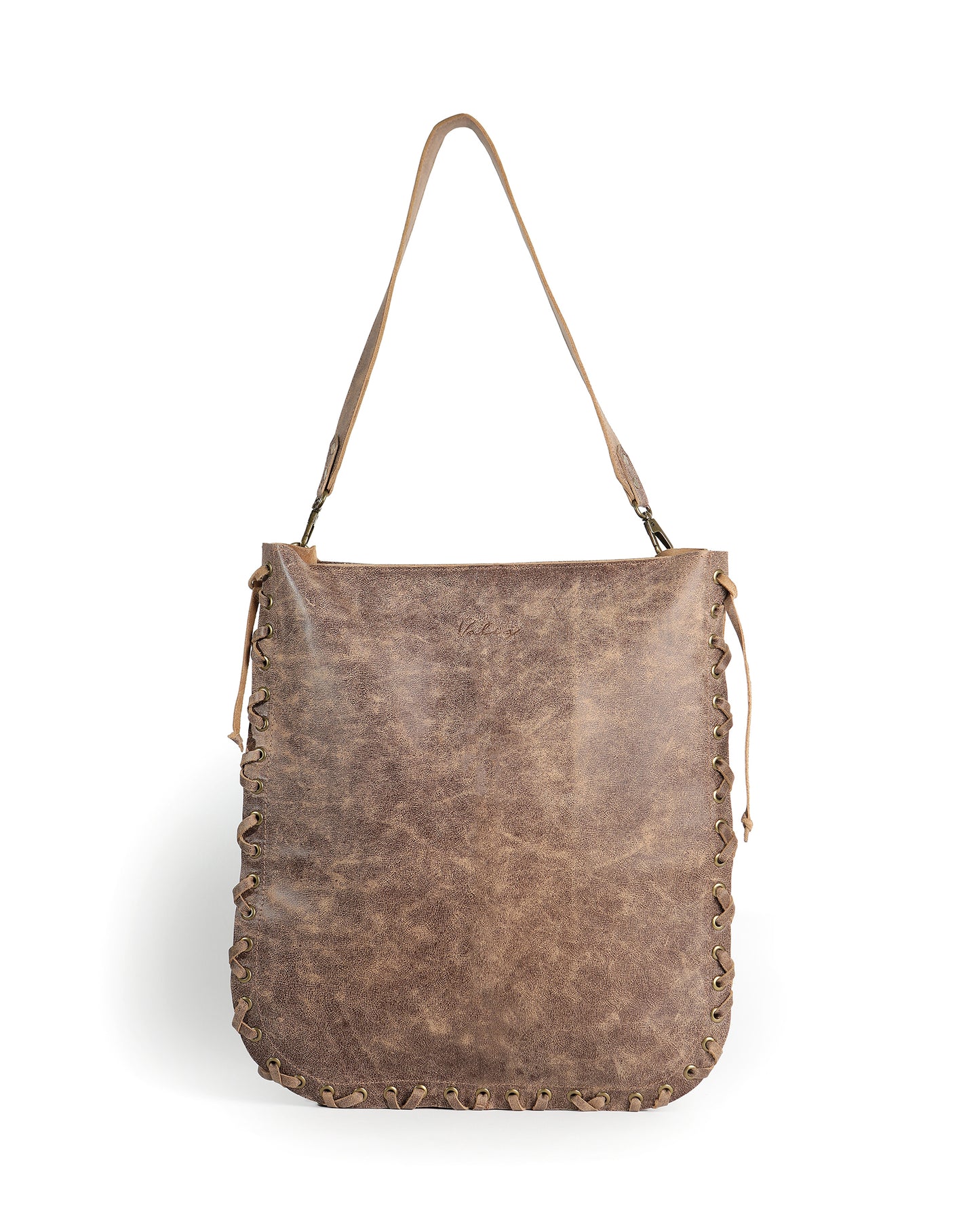 Cartera Zarga Café Gastado