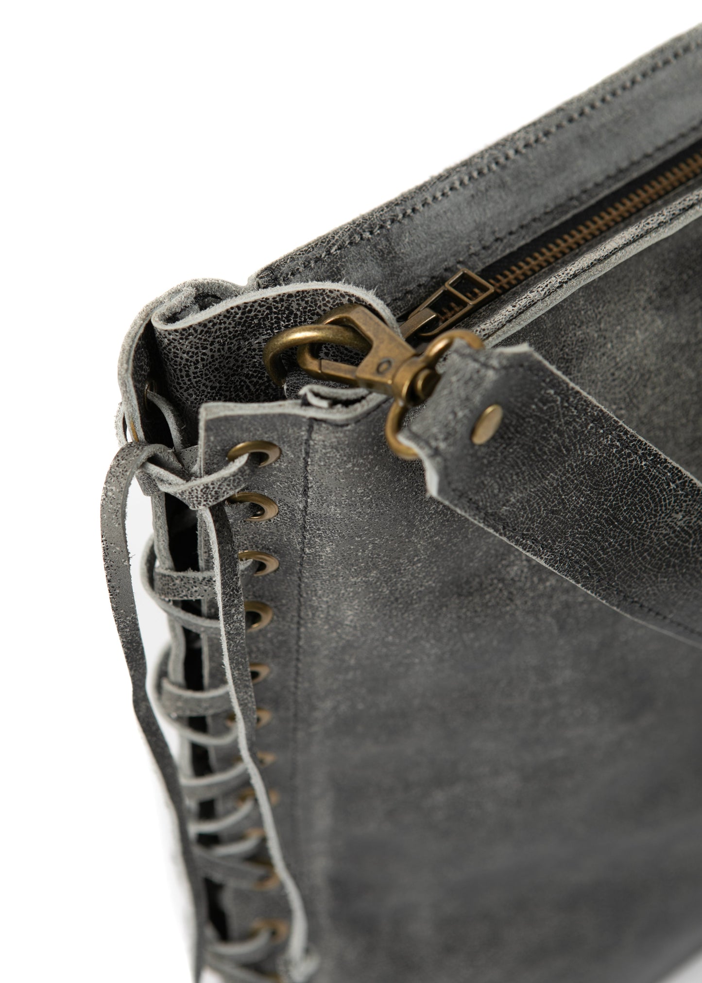 Cartera Zarga Negro Gastado Valiz