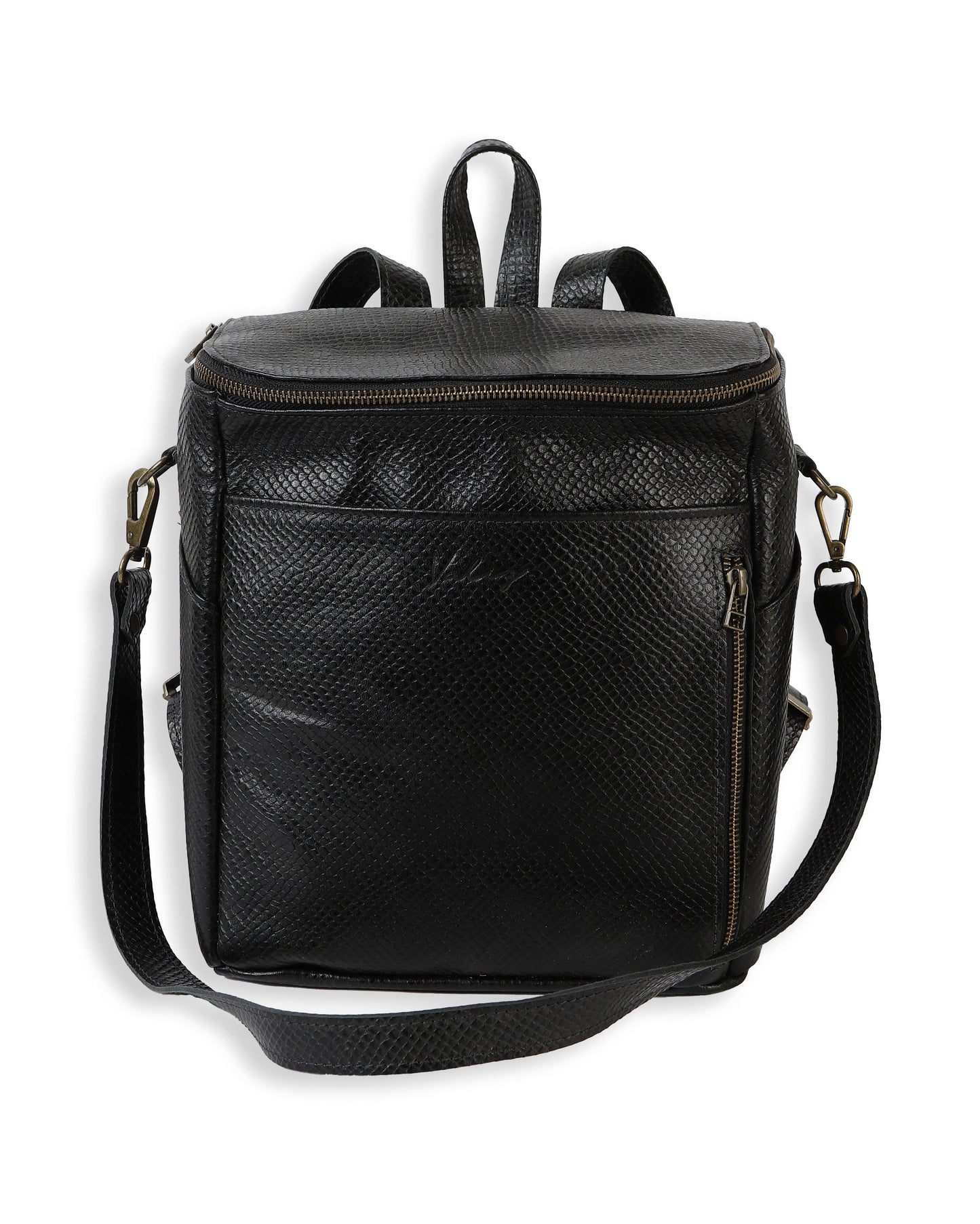 Mochila Alforja Chica Serpiente Negra - Valiz