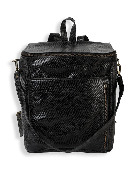 Mochila Alforja Grande Serpiente Negra - Valiz