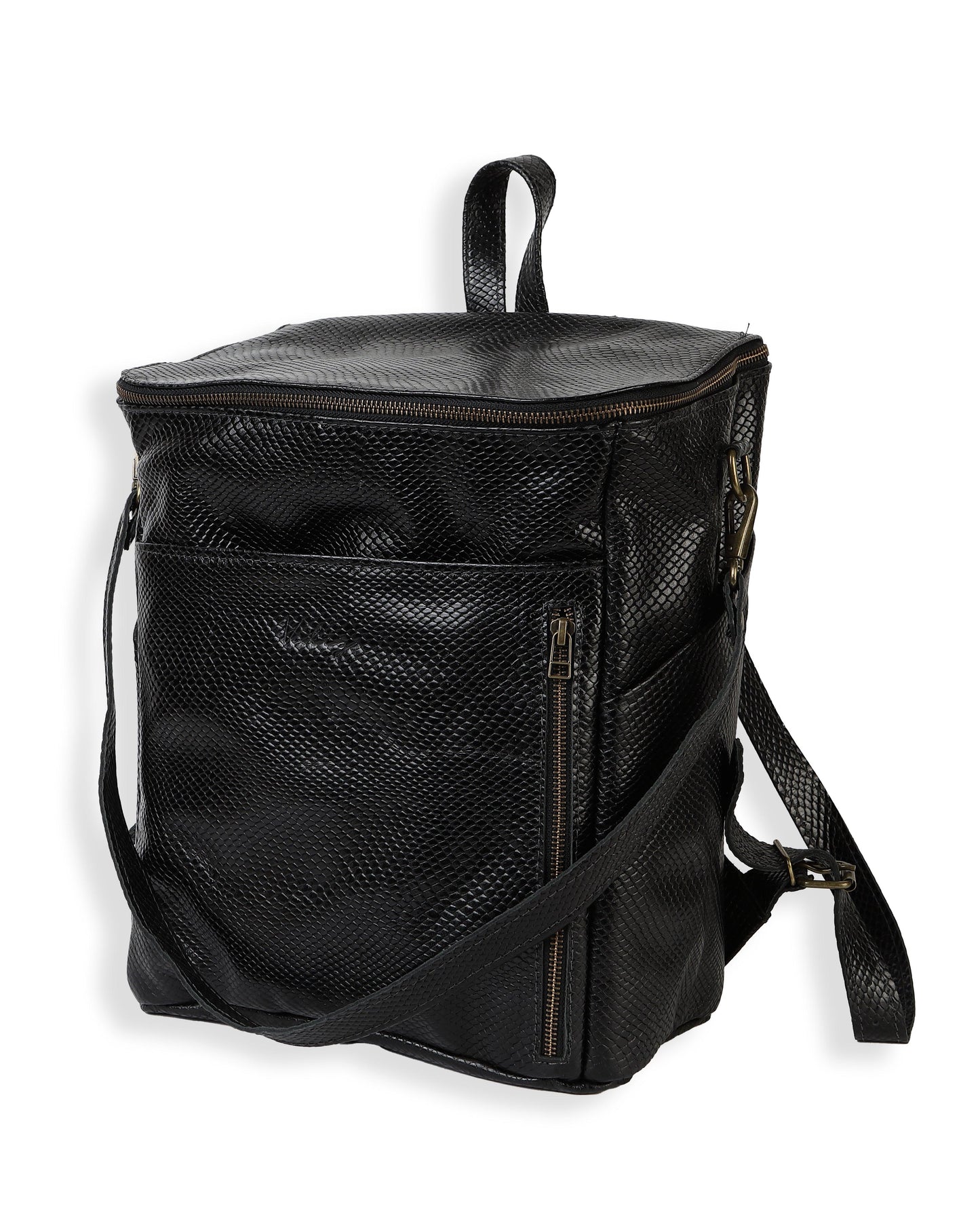Mochila Alforja Grande Serpiente Negra - Valiz