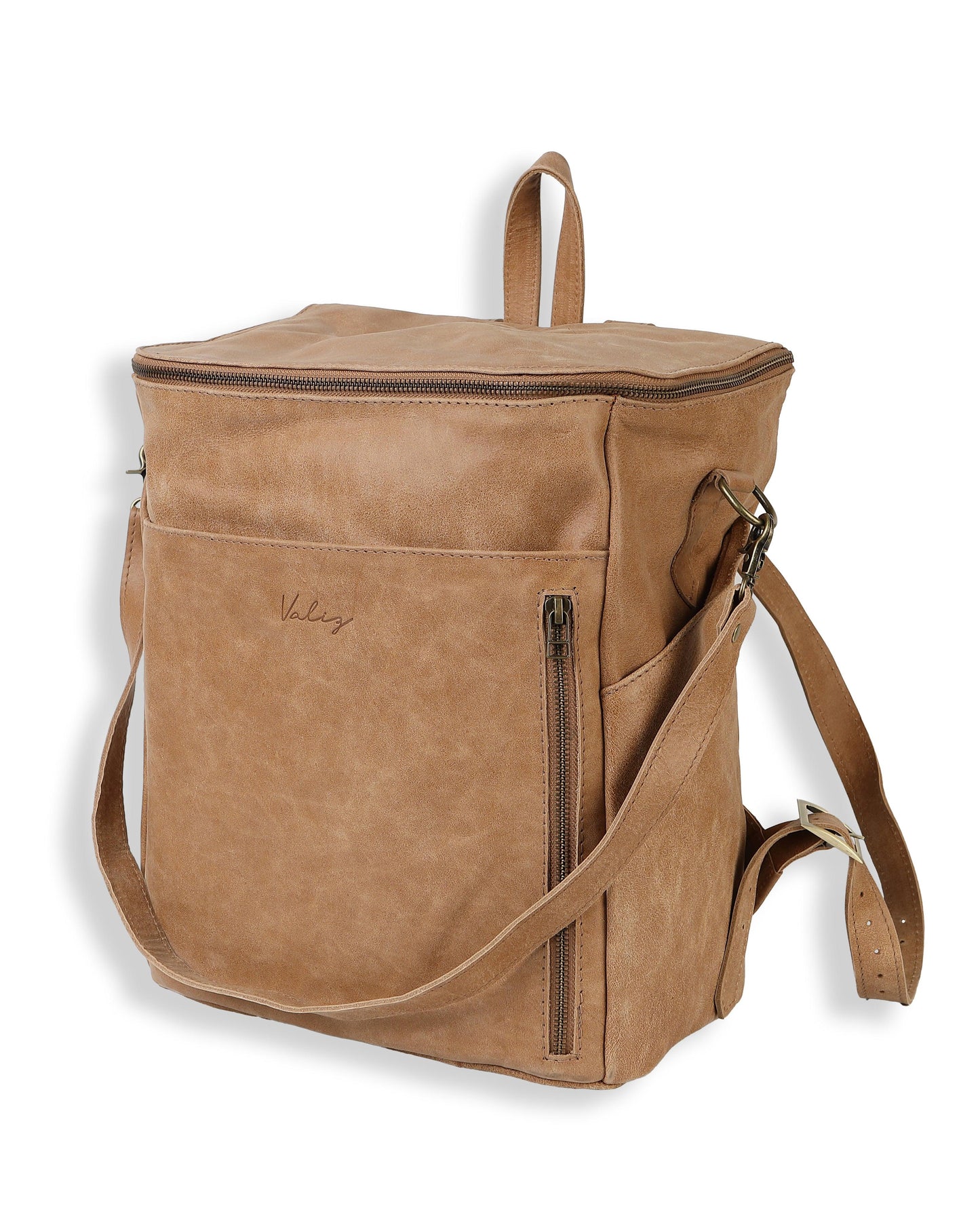 Mochila Alforja Grande Caramelo - Valiz
