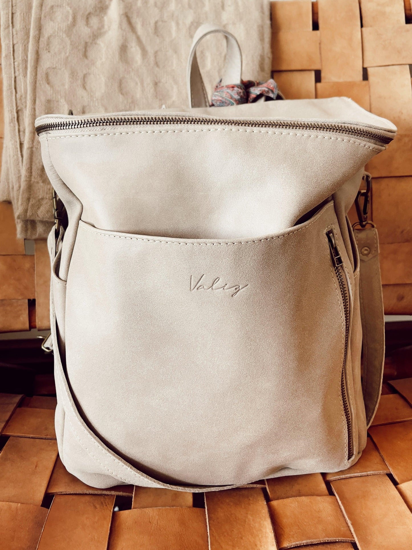 Mochila Alforja Grande Crudo - Valiz