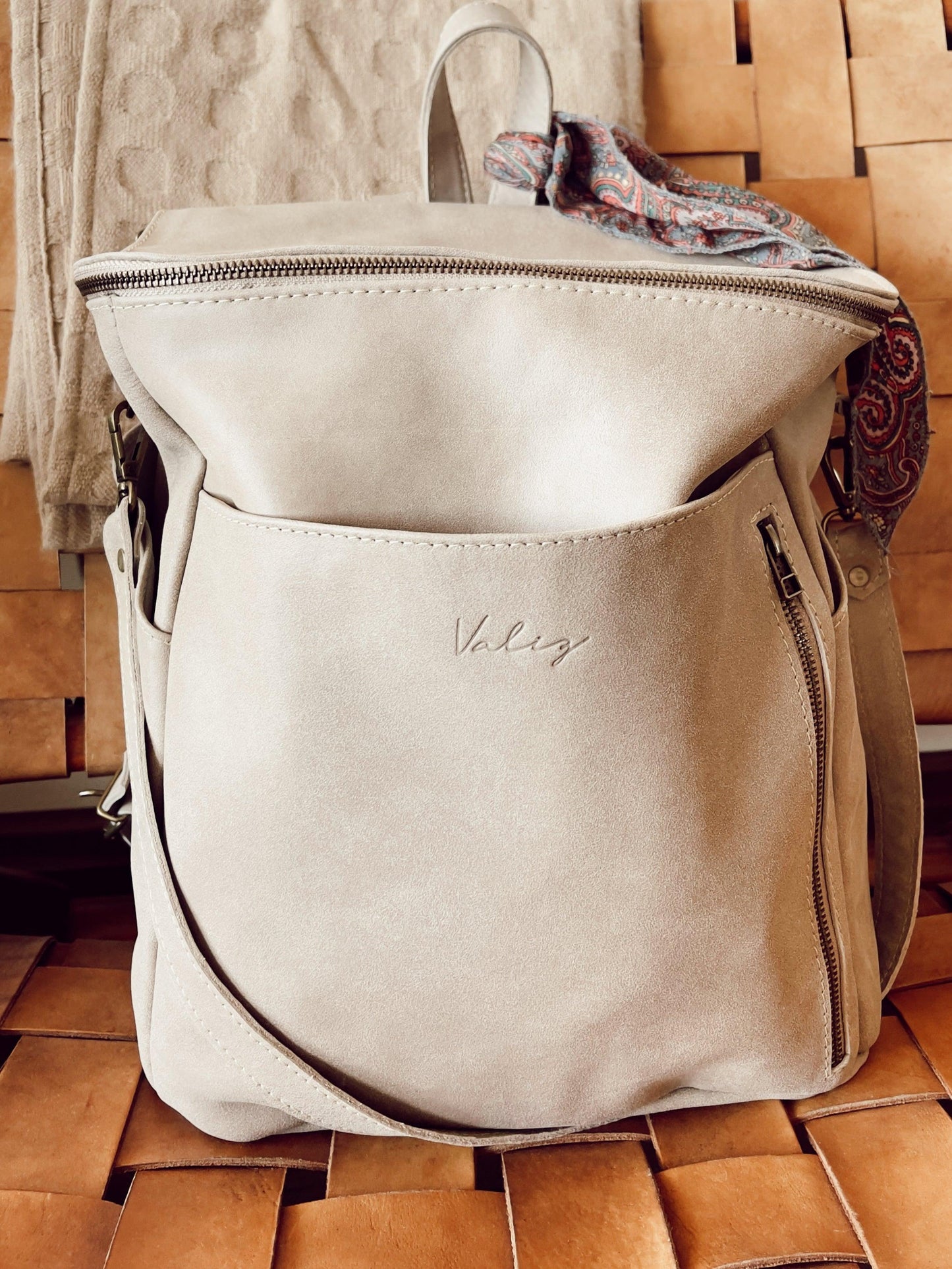 Mochila Alforja Grande Crudo - Valiz