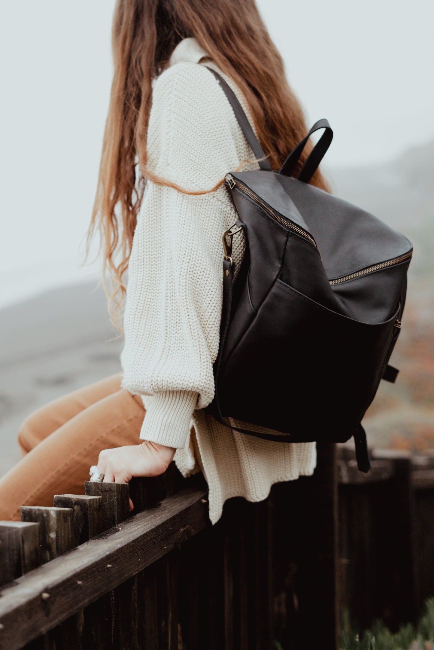 Mochila Alforja Grande Negra - Valiz