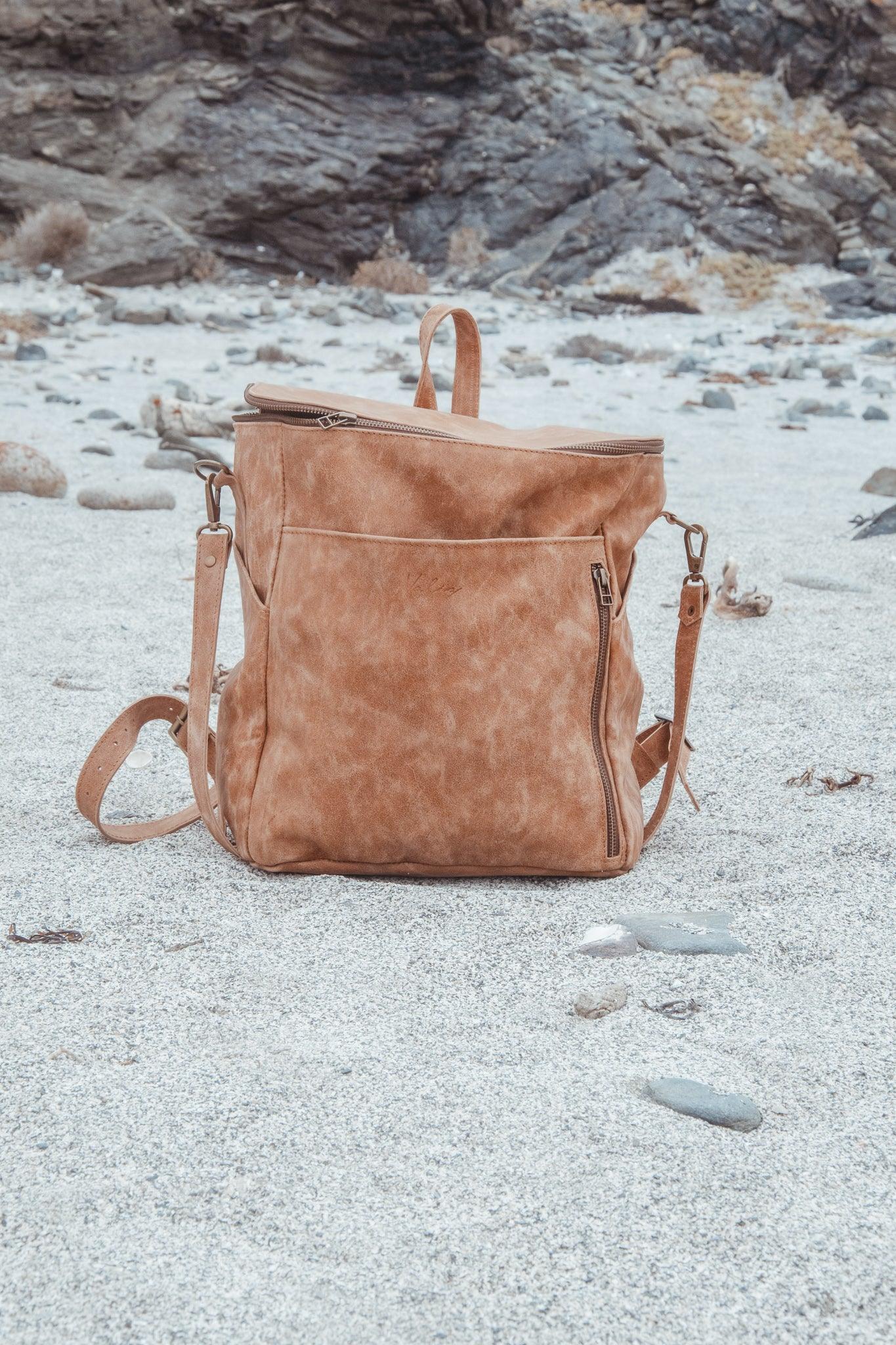 Mochila Alforja Grande Caramelo - Valiz