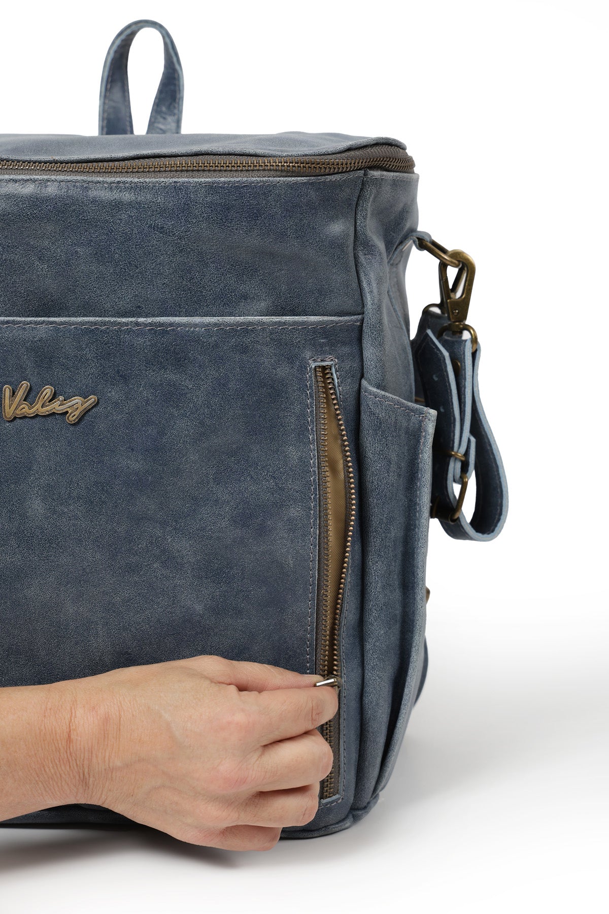 Mochila Alforja Mamá Denim Valiz