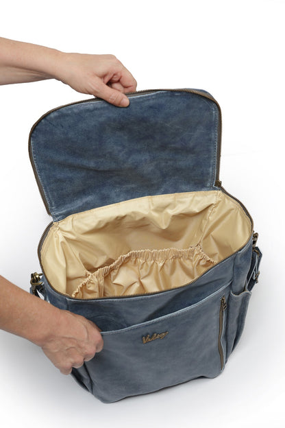 Mochila Alforja Mamá Denim Valiz