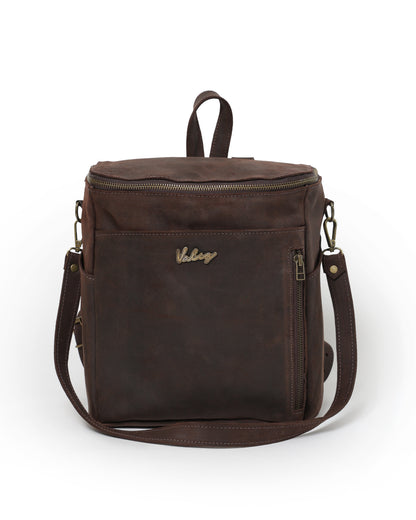 Mochila Alforja Chica Mocha Mousse Valiz