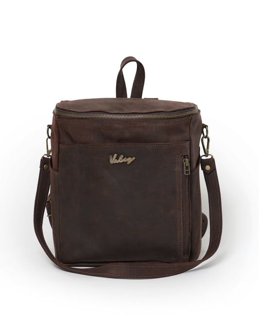 Mochila Alforja Chica Mocha Mousse Valiz