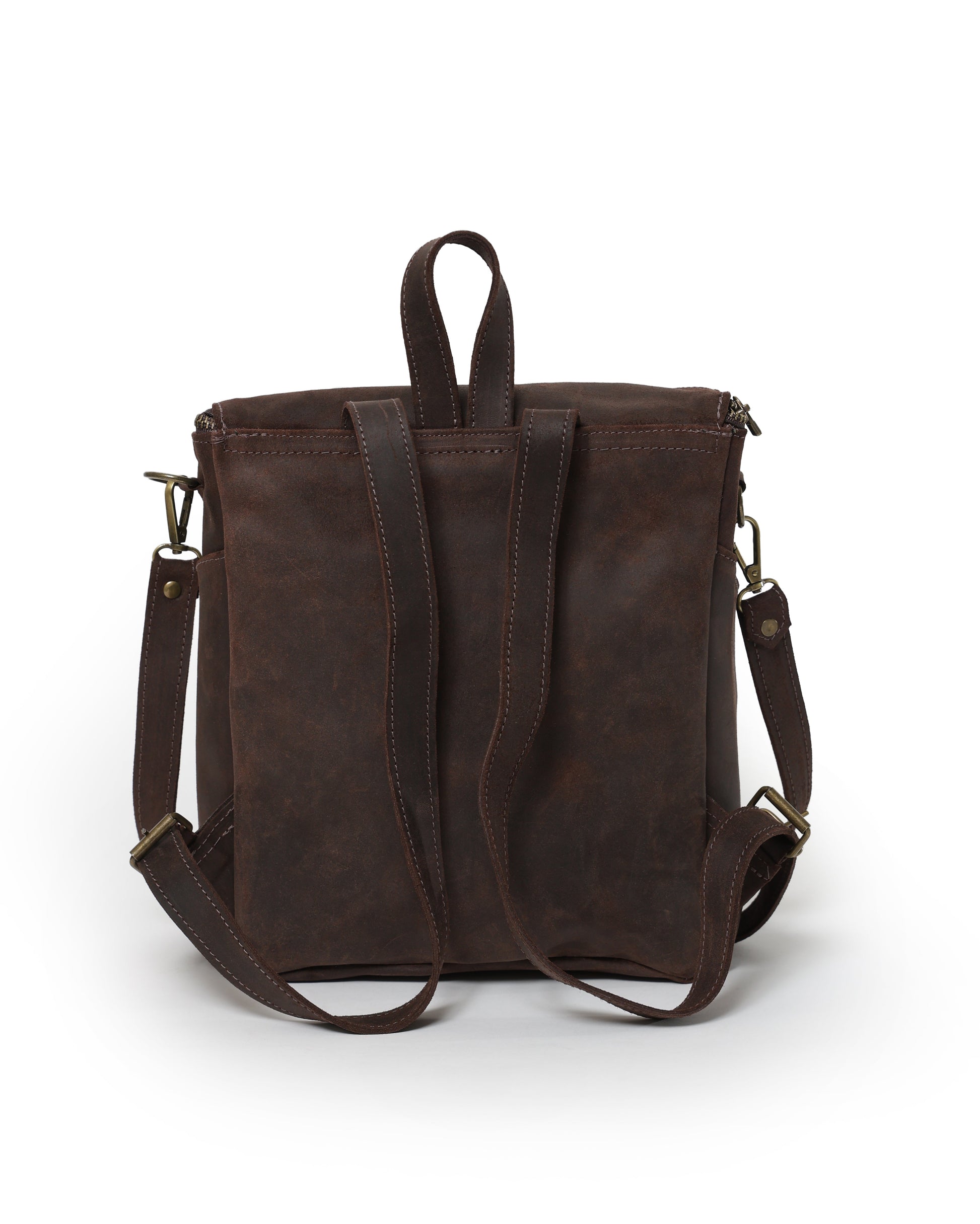Mochila Alforja Chica Mocha Mousse Valiz