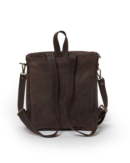 Mochila Alforja Chica Mocha Mousse Valiz