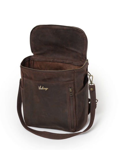 Mochila Alforja Chica Mocha Mousse Valiz
