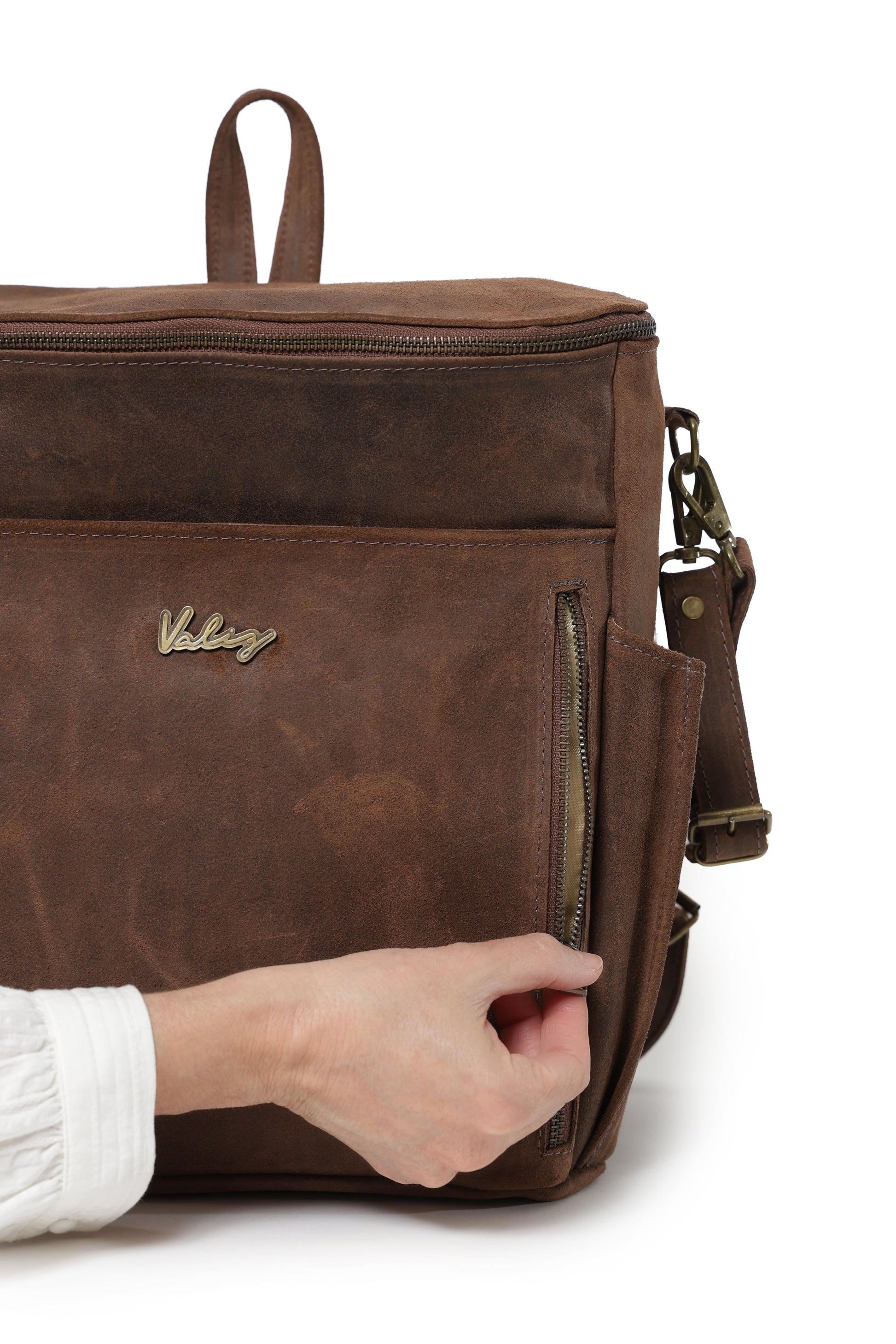 Mochila Alforja Mamá Mocha Mousse Valiz