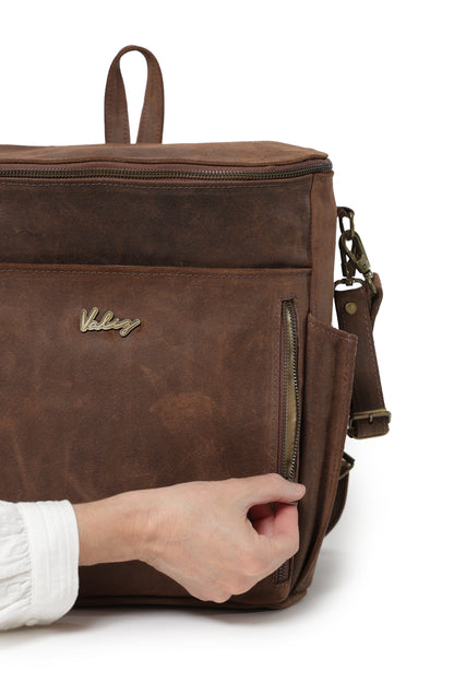 Mochila Alforja Mamá Mocha Mousse Valiz