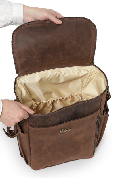 Mochila Alforja Mamá Mocha Mousse Valiz