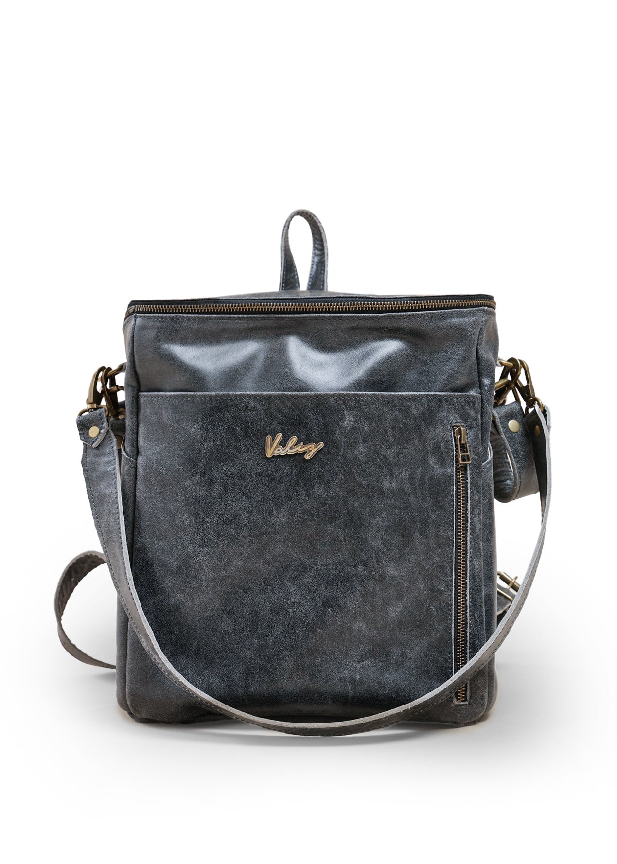 Mochila Alforja Mamá Negro Gastado Valiz