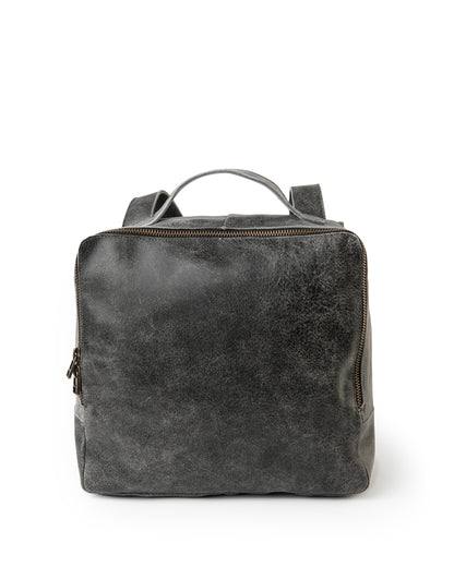 Mochila Chica Negro Gastado