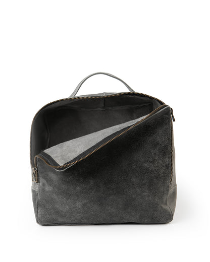 Mochila Chica Negro Gastado