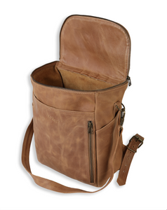 Mochila Alforja Chica Caramelo