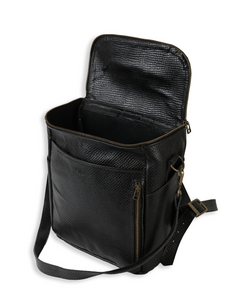 Mochila Alforja Chica Serpiente Negra