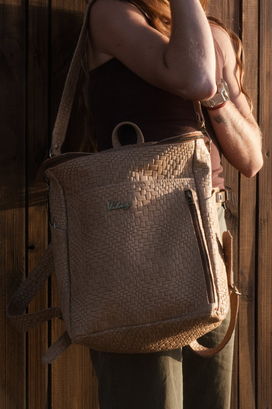 Mochila Alforja Grande TRIGO Chocolate Valiz