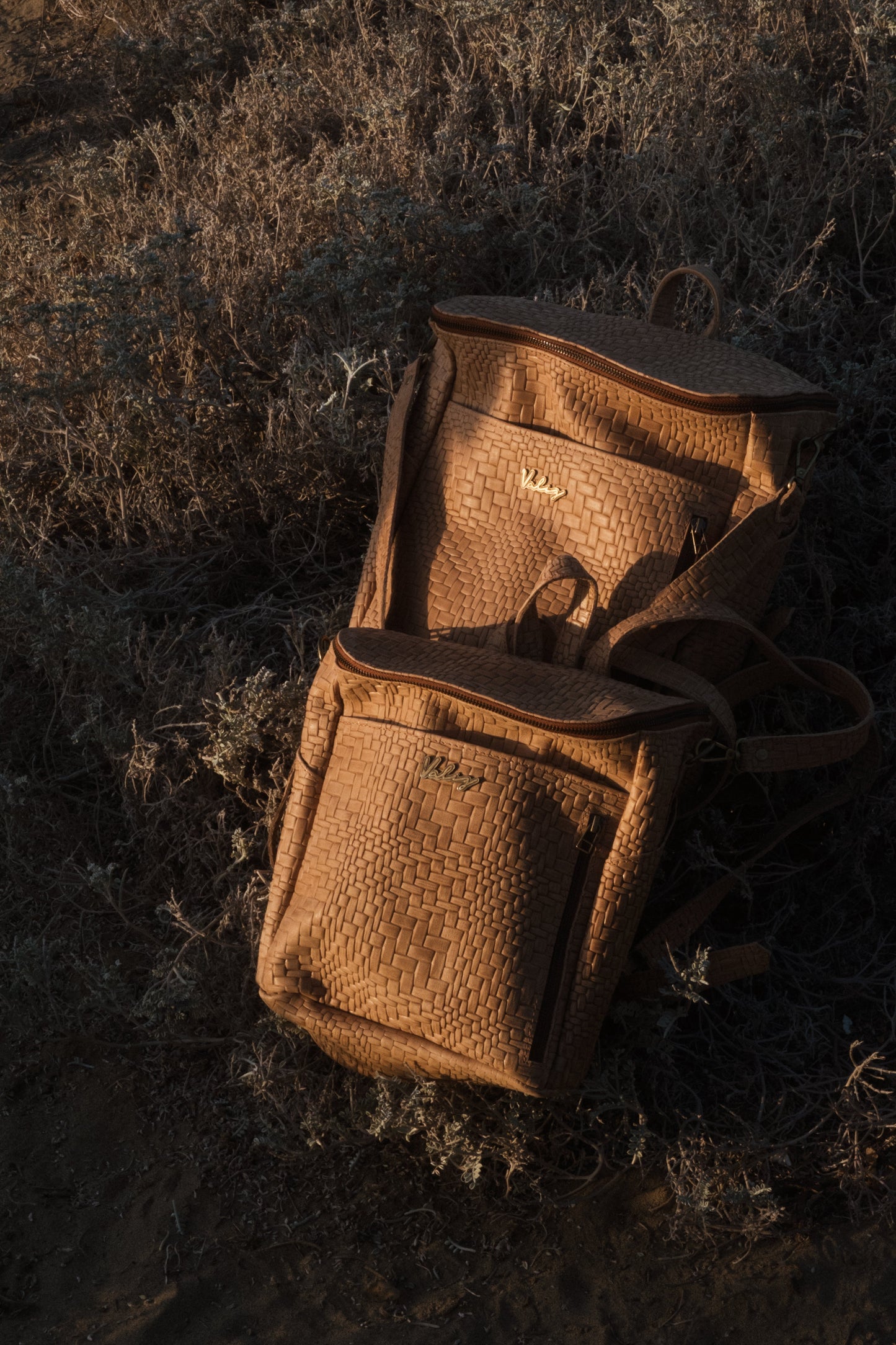 Mochila Alforja Chica TRIGO Camel Valiz