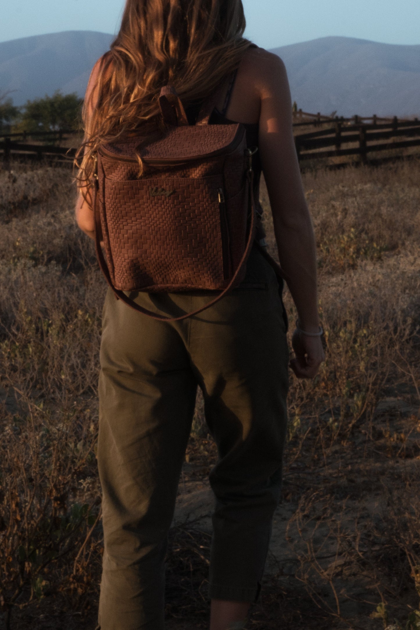 Mochila Alforja Chica TRIGO Chocolate Valiz