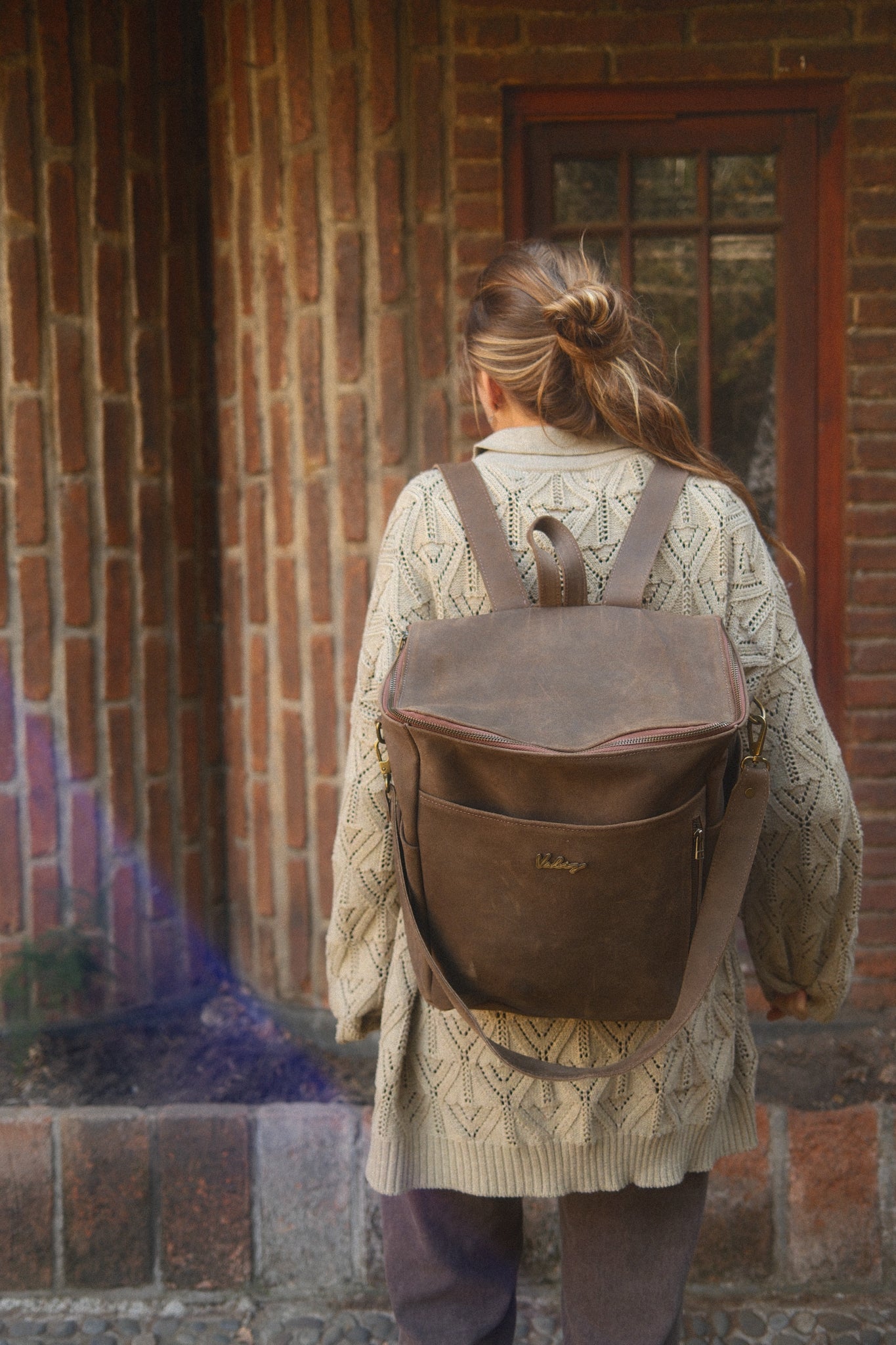 PREVENTA Mochila Alforja Grande TABACO Valiz