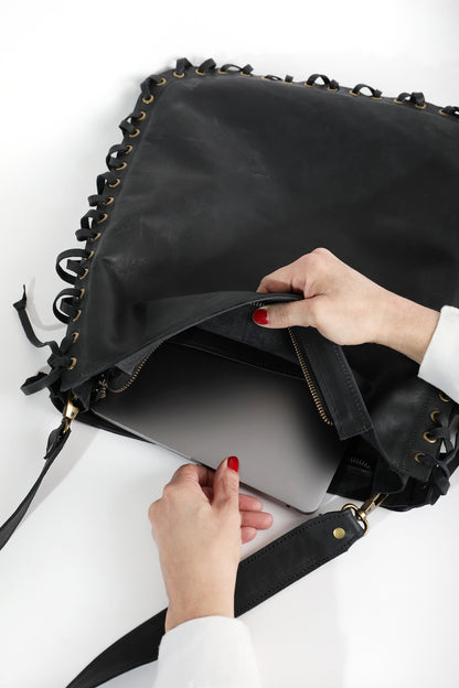 Cartera Zarga Negra