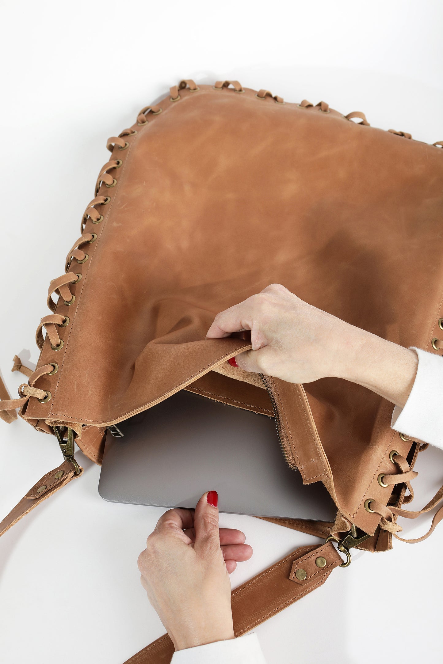 Cartera Zarga Caramelo