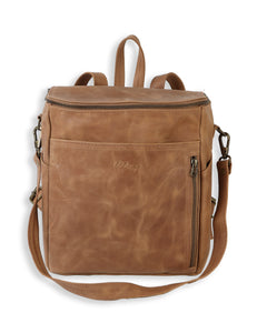 Mochila Alforja Chica Caramelo