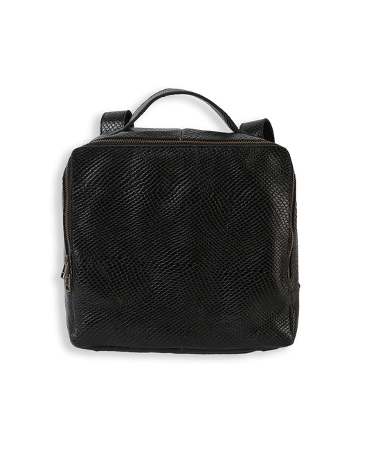 Mochila Chica Serpiente Negra Valiz