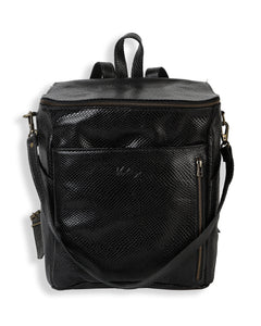 Mochila Alforja Serpiente Negra