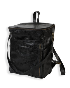 Mochila Alforja Serpiente Negra