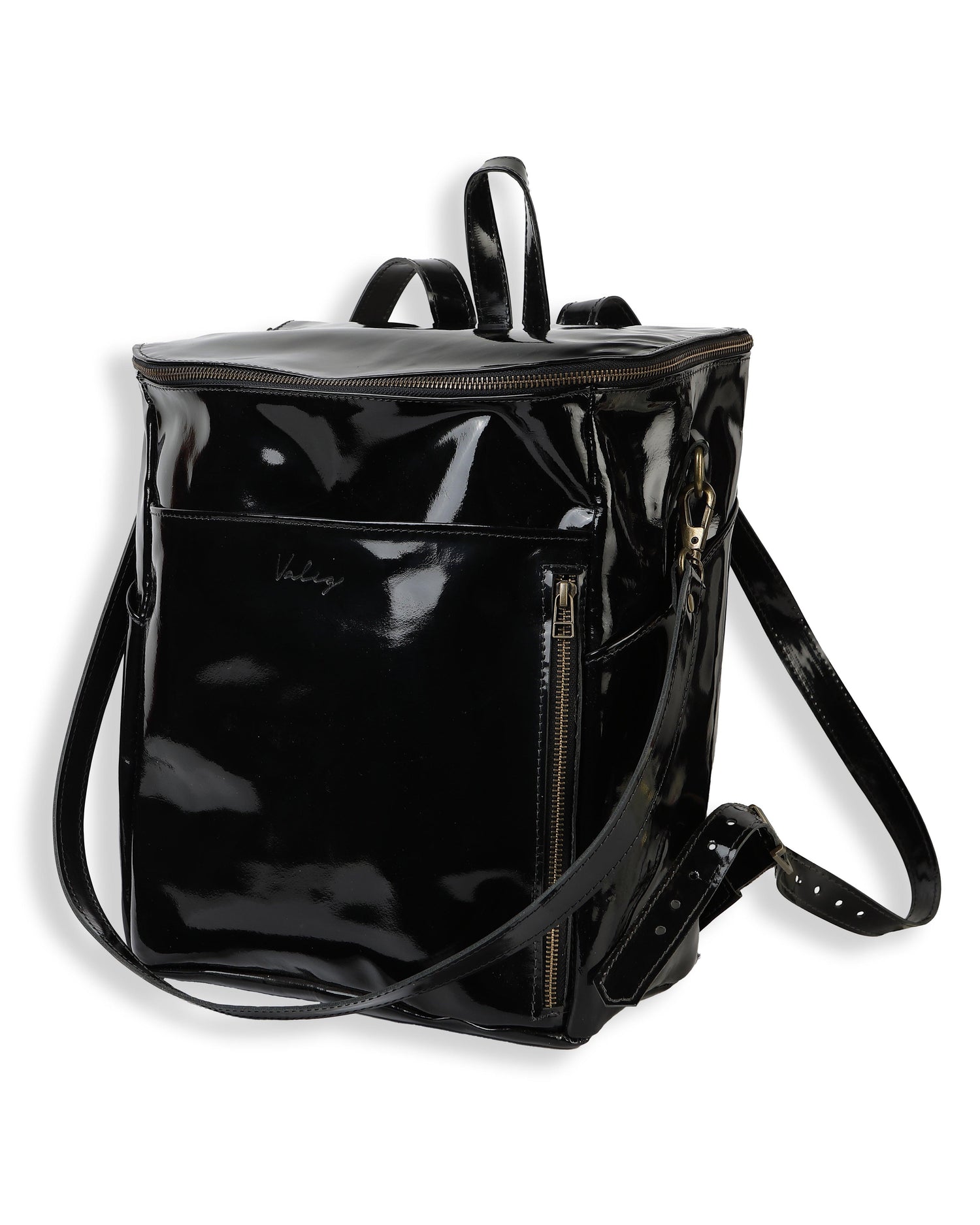 Mochila Alforja Chica Charol - Valiz