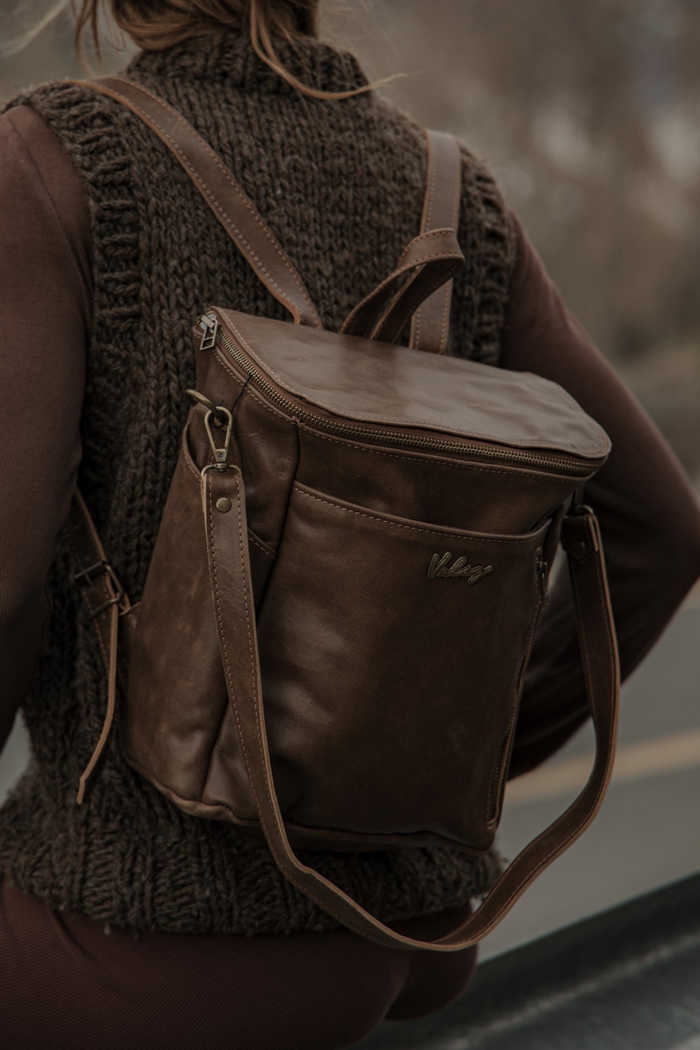 Mochila Alforja Chica Avellana Valiz