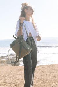 Mochila Alforja Chica Musgo