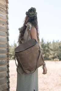 Mochila Alforja Pardo
