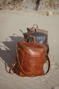 Mochila Alforja Caramelo Oscuro