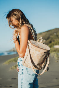Mochila Alforja Chica Anaconda Crudo