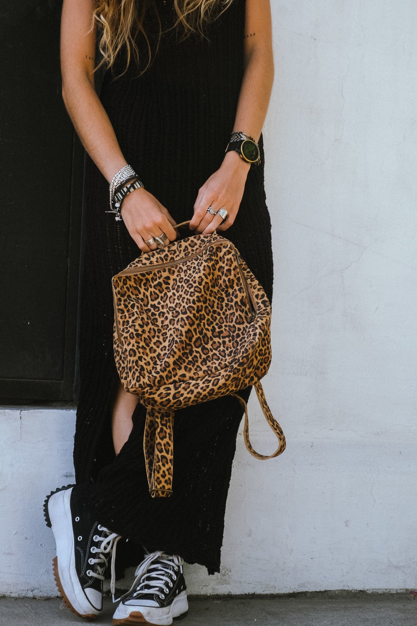 Mochila Chica Print Claro