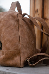 Mochila Chica Caramelo