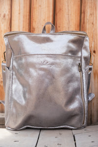 Mochila Alforja Plateada