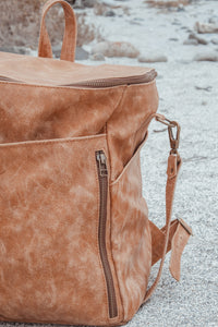 Mochila Alforja Caramelo