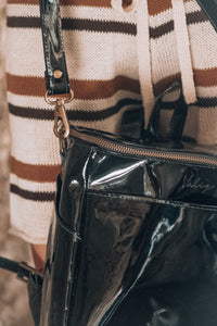 Mochila Alforja Chica Charol