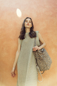 Mochila Alforja Chica Print Blanco